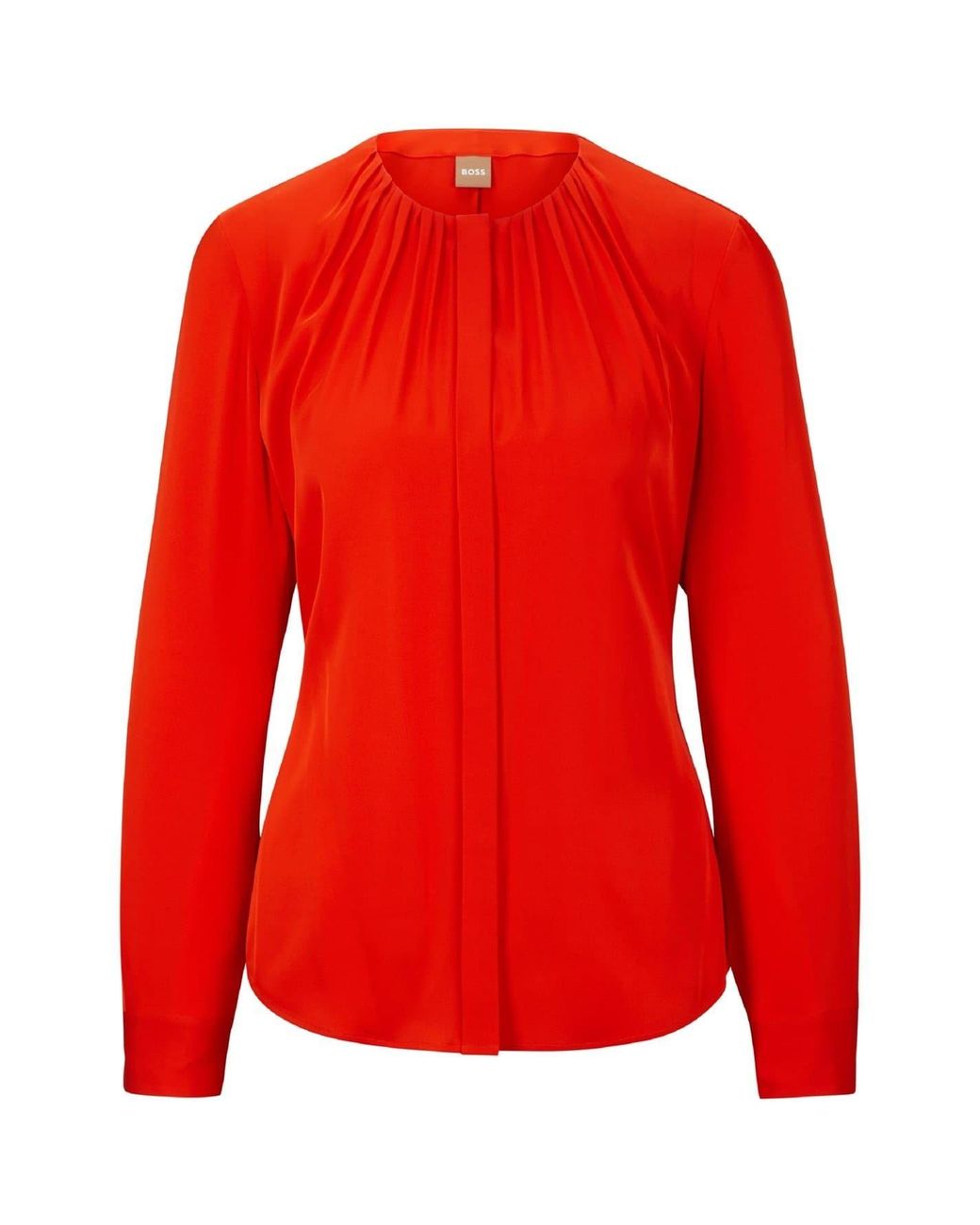 Boss Red Long Sleeve Regular Fit Blouse