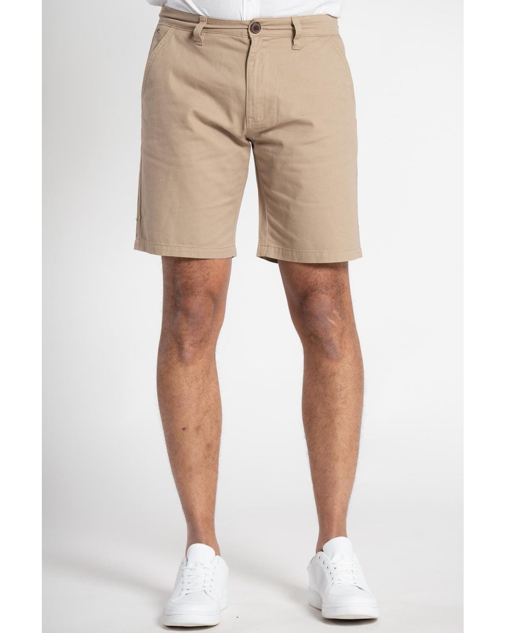 Tokyo Laundry Natural Cotton Chino Shorts for men