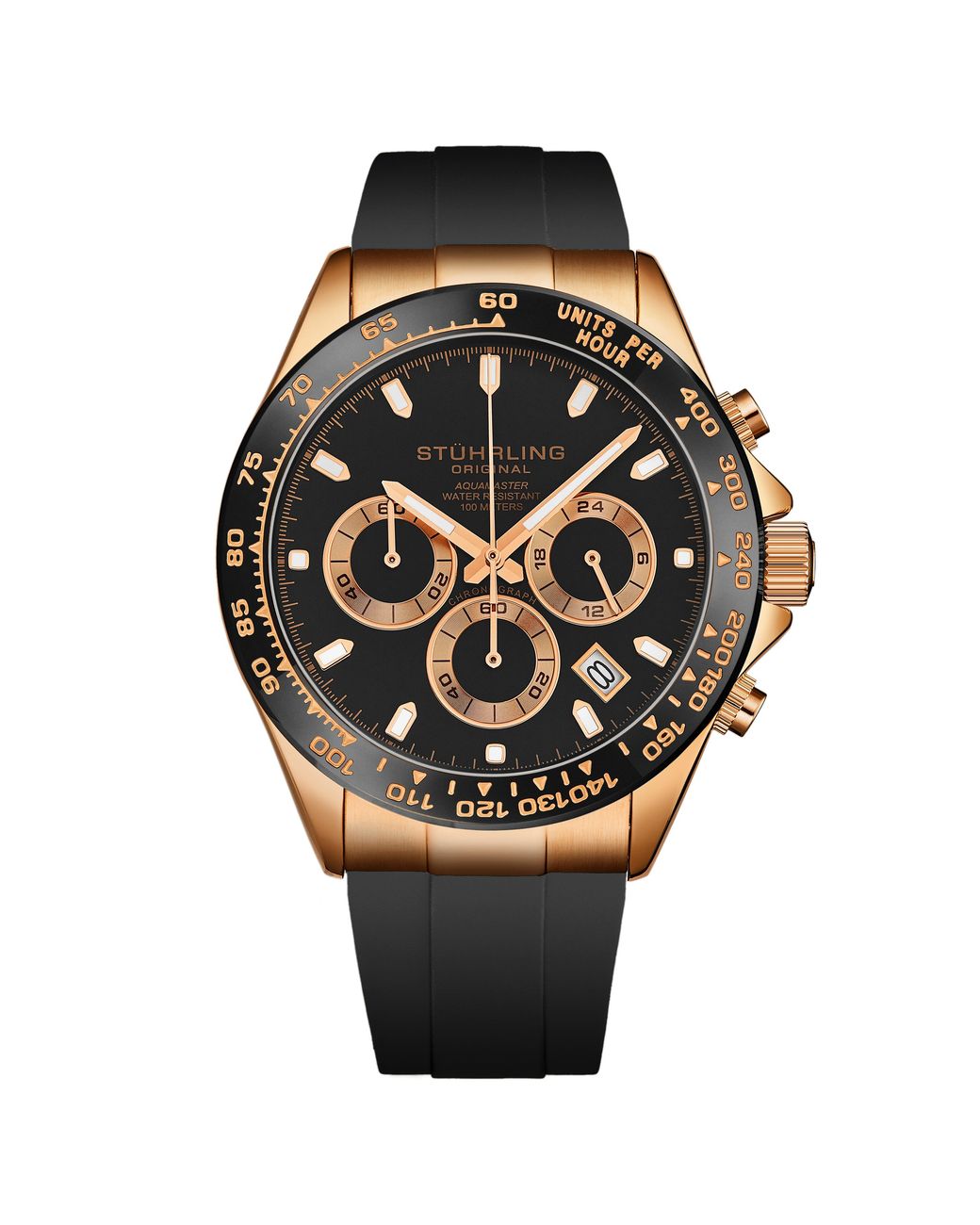 Stuhrling Gray Aquamaster 42Mm 4050 Chronograph Watch for men