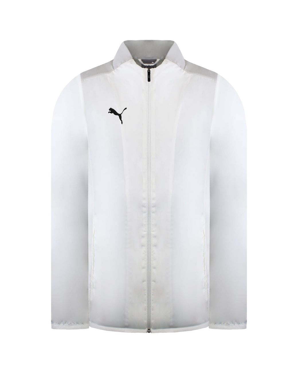 PUMA White Teamgoal Sideline Training Jacket for men