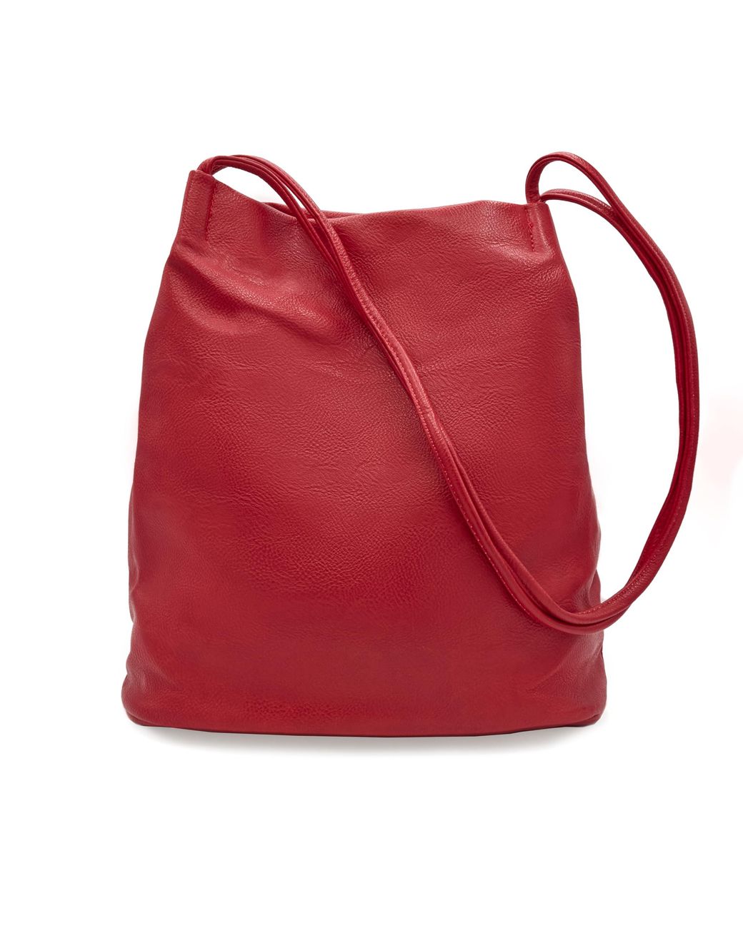 Woodland Leathers Red Tote Shoulder Bag