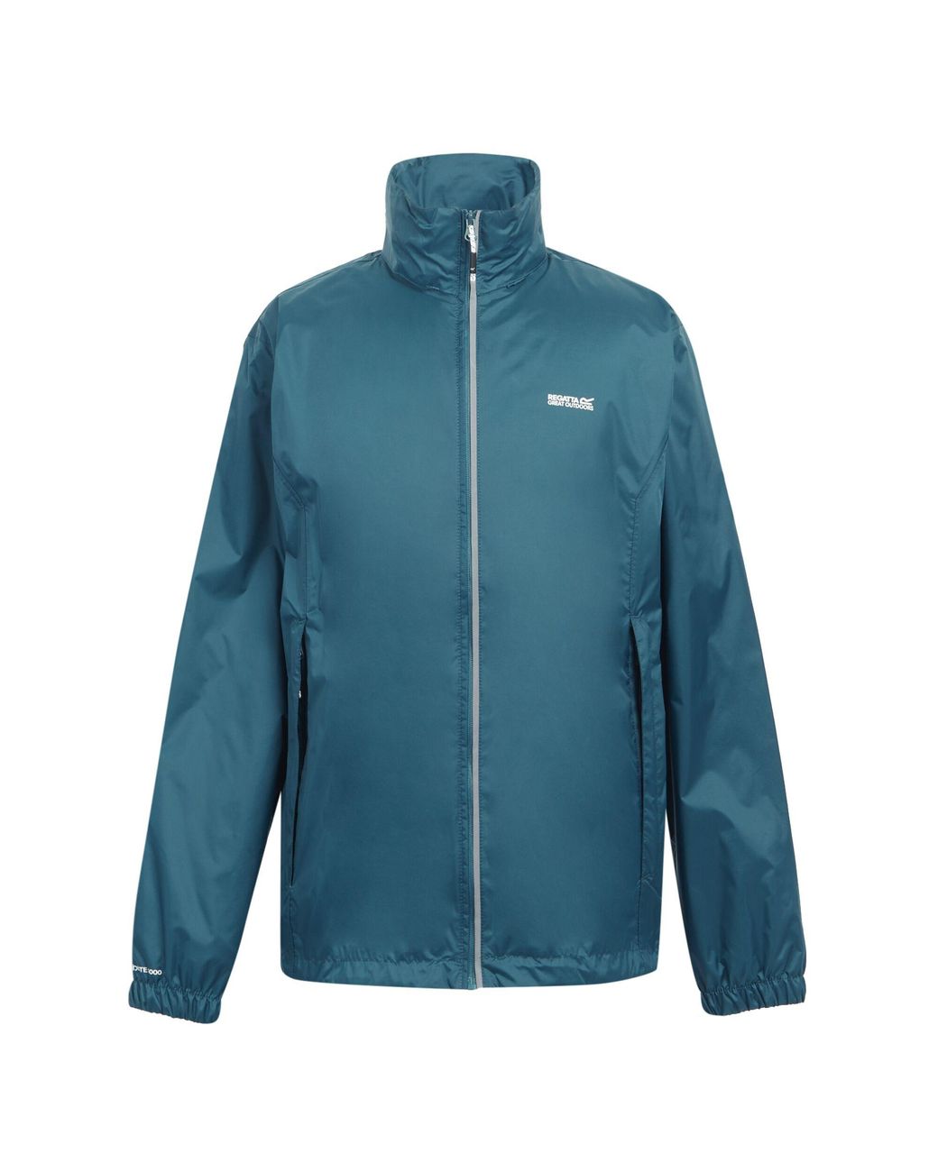 Regatta Blue Lyle Iv Waterproof Hooded Jacket (Moroccan/Citron Lime) for men