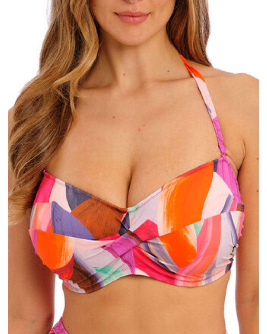 Fantasie Red Aguada Beach Bandeau Bikini Top
