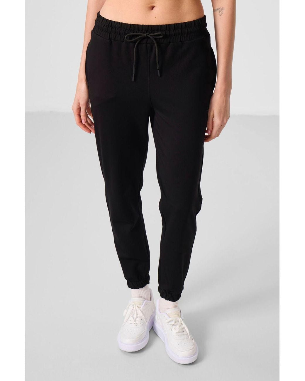 TOMMY LIFE Black Knit Tracksuit Set