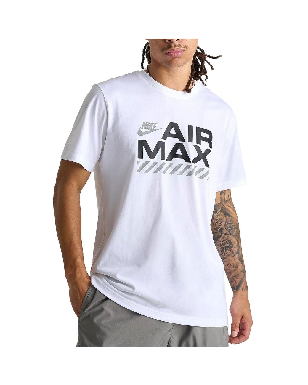 Nike White Air Max Graphic T-Shirt for men