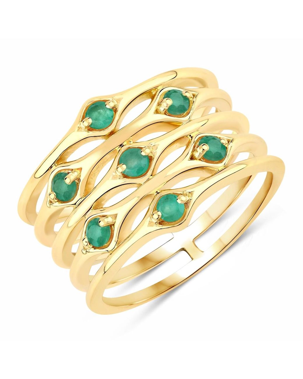 Rafaela Donata Metallic Khushi Sterling Ring