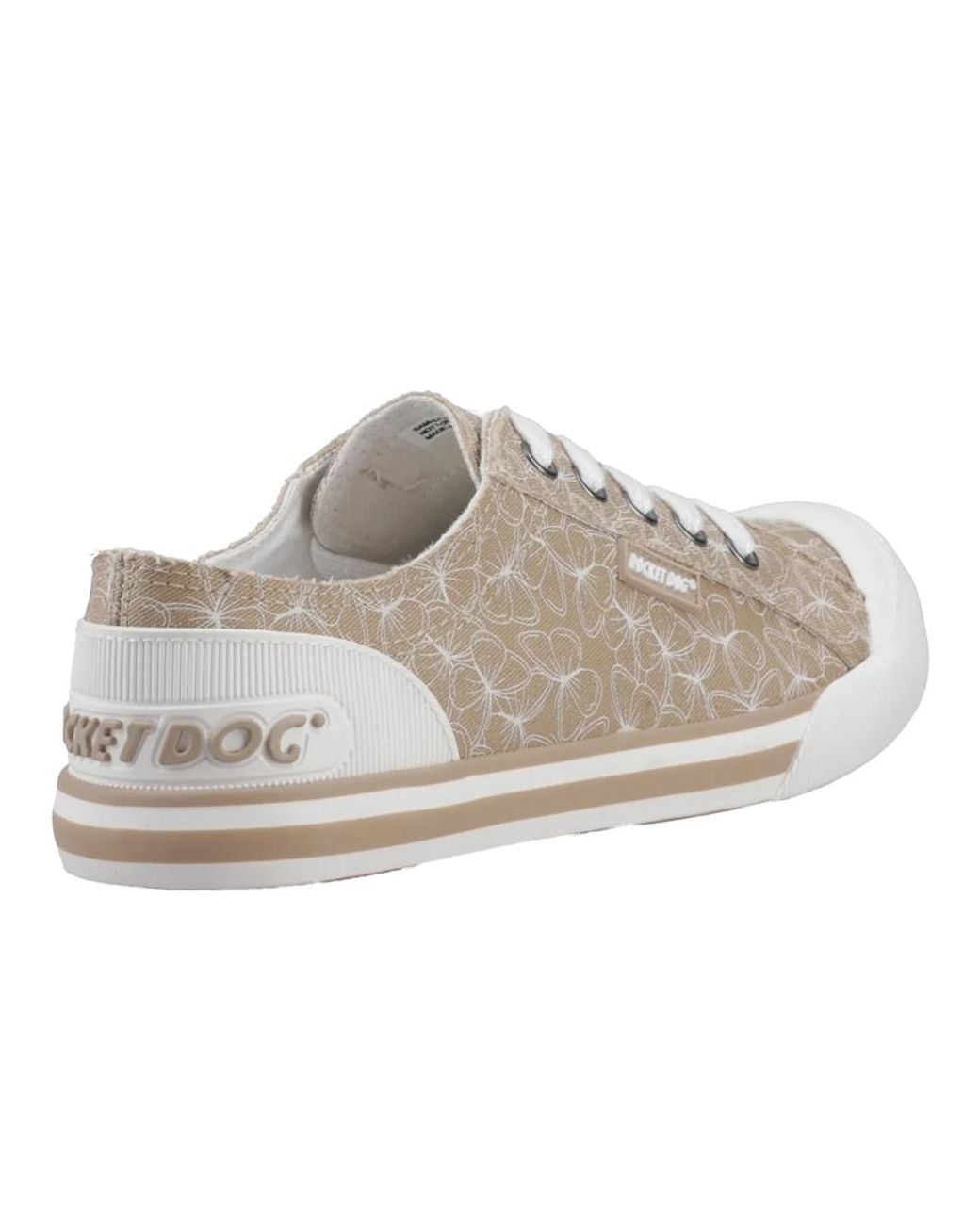 Rocket Dog Gray Ladies Jazzin Mariposa Butterfly Casual Shoes