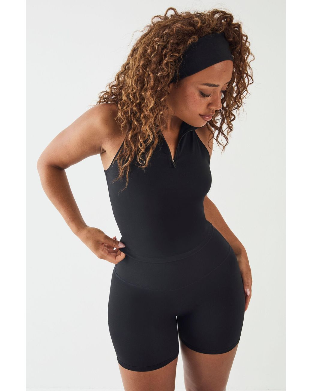 DSGN Studio Blue Sculpt Contrast Waistband Mini Short