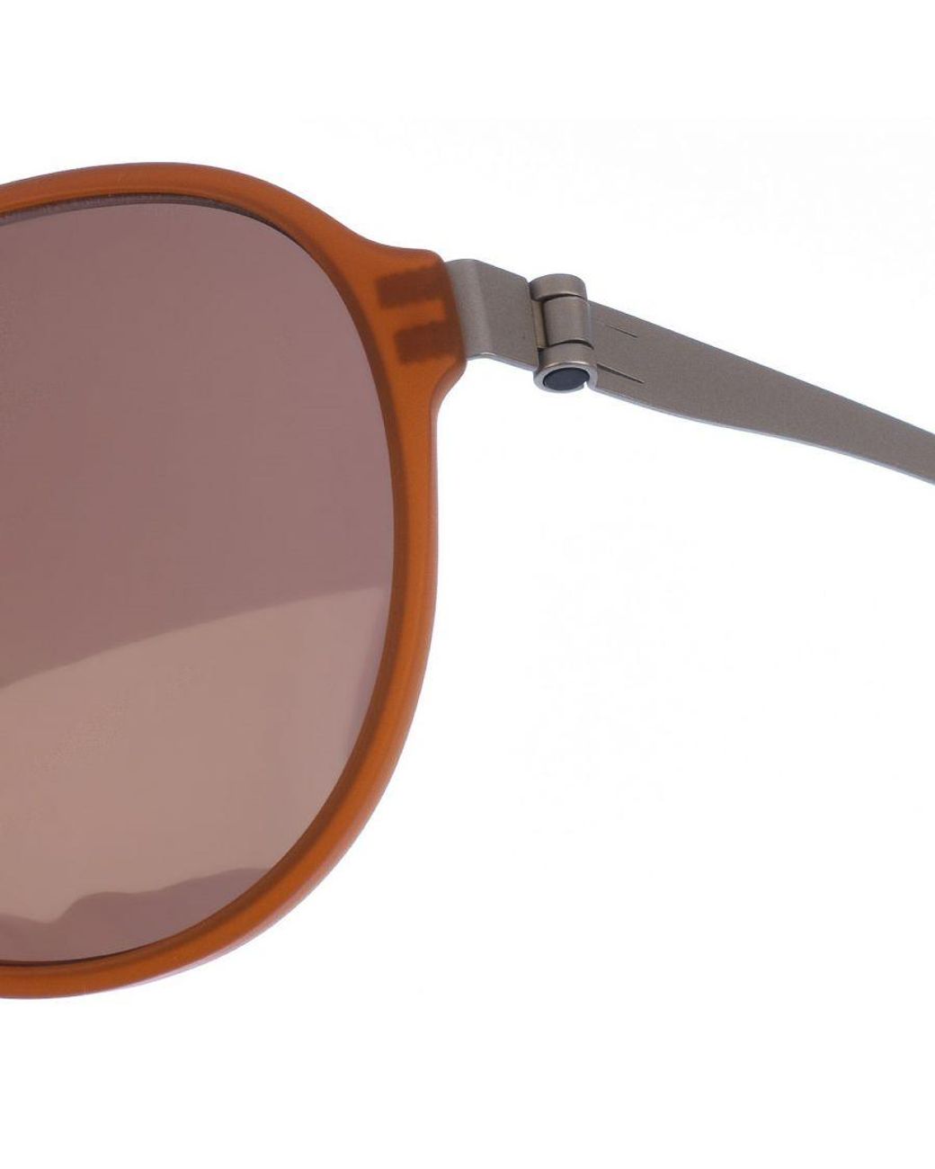 Mercedes-benz Brown Oval-Shaped Acetate Sunglasses M3017 for men