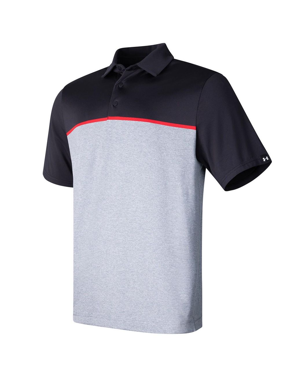 Under Armour Blue Playoff 3.0 Stripe Polo Shirt for men