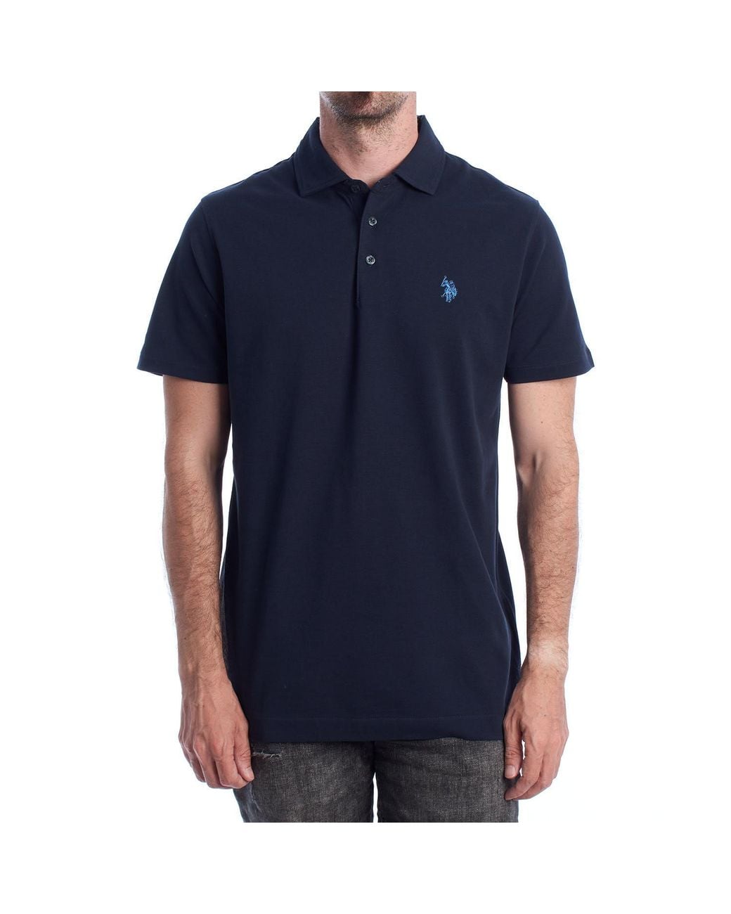 U.S. POLO ASSN. Blue Short Sleeve Shirt Us41197065 for men