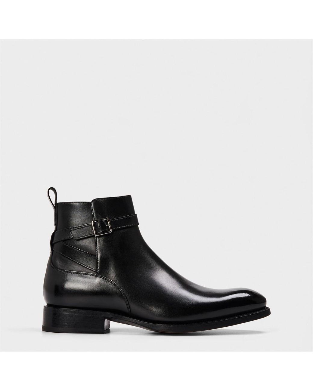 Boss Black Round Toe Low Heel Chelsea Oxfords for men