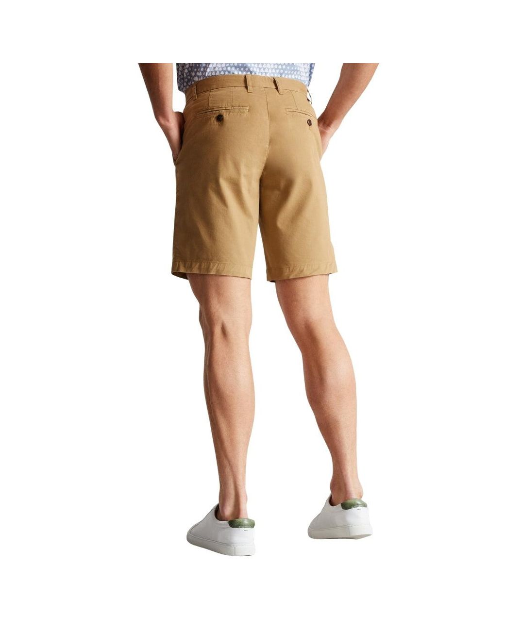 Ted Baker Natural Ashfrd Chino Short Cotton for men