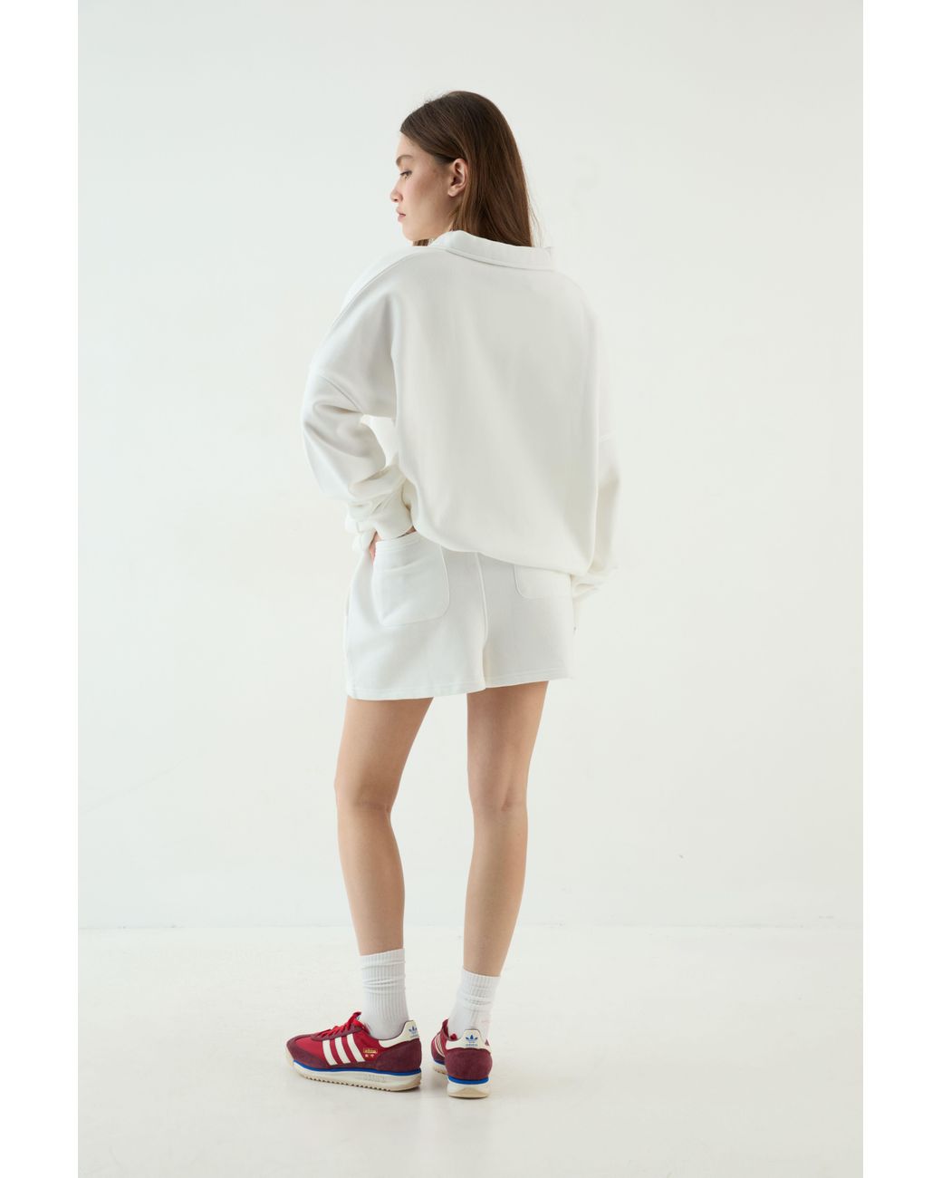 DSGN Studio Green Collared Sweatshirt