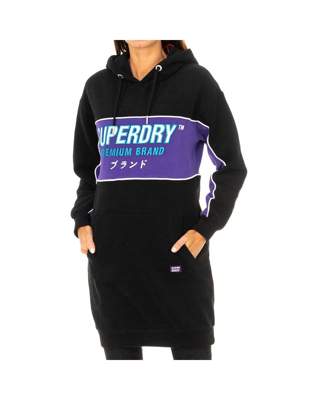 Superdry Black Long Sleeve Hoodie W8000011A