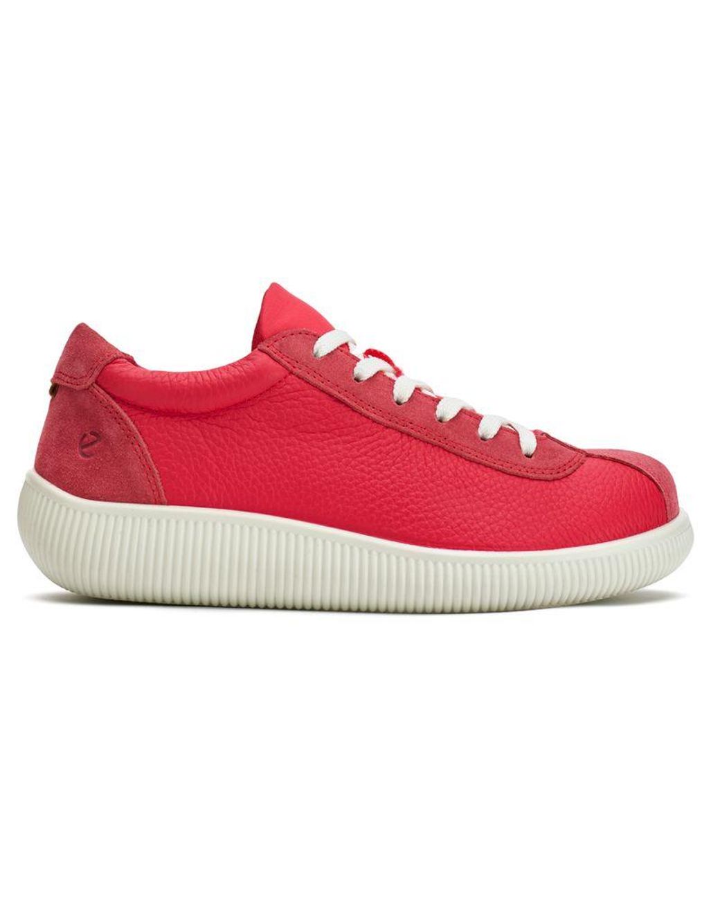 Ecco Red Soft Zero Trainers