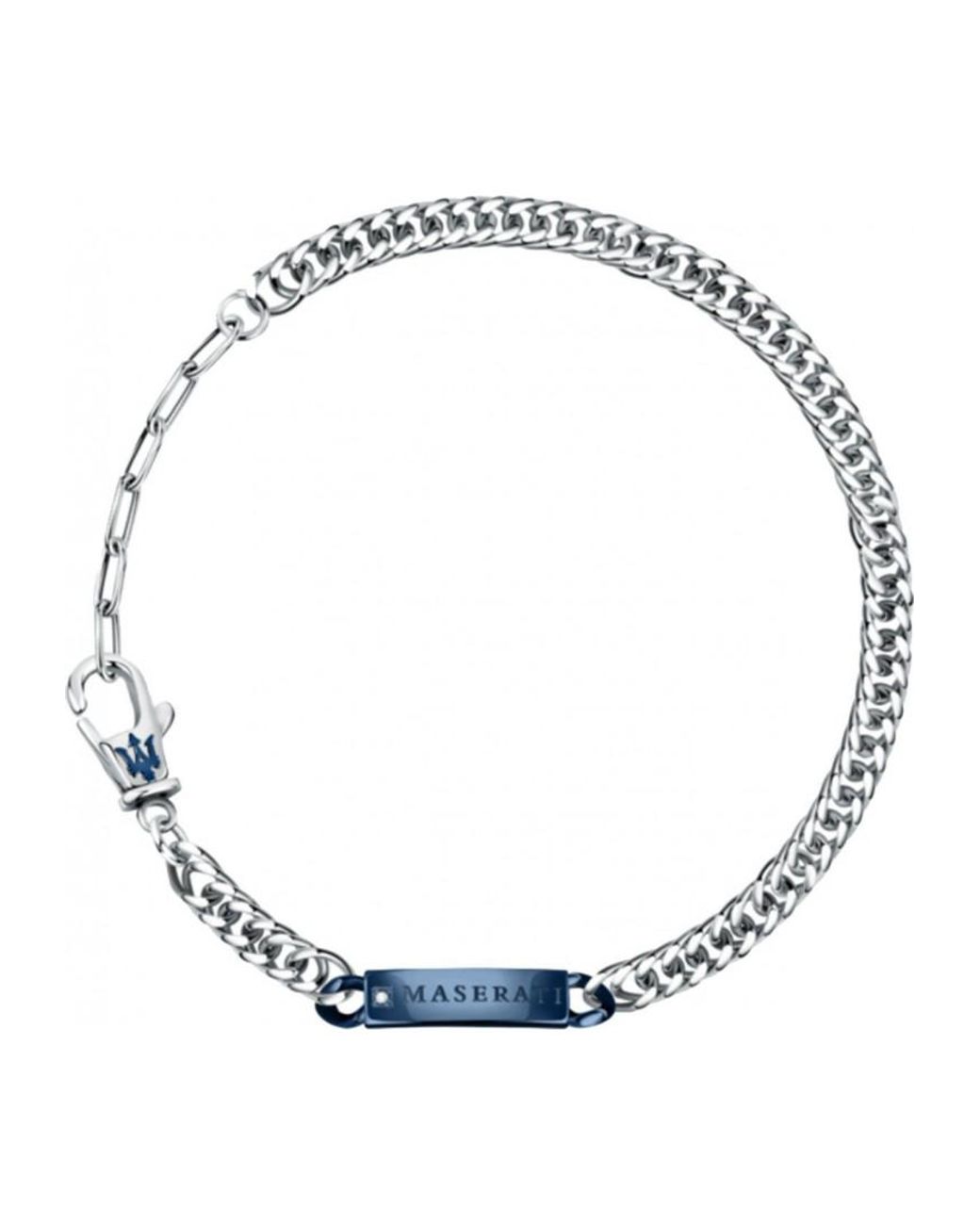 Maserati White Jm221Aty09 Bracelet for men