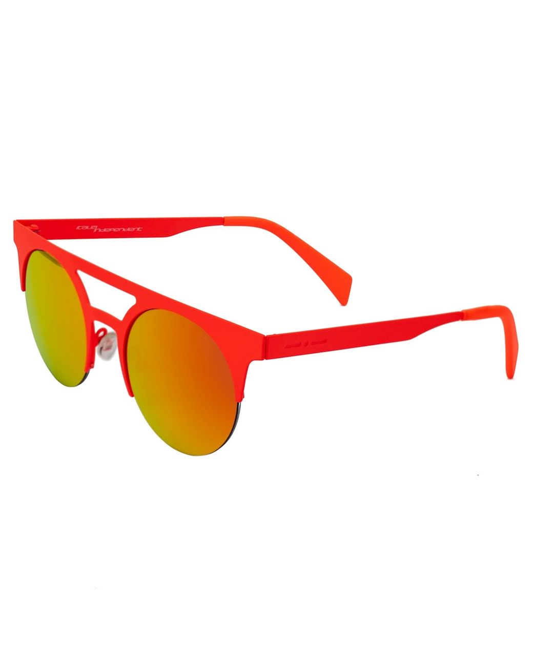 Italia Independent Red Sunglasses 49/21/140 Mm Metal