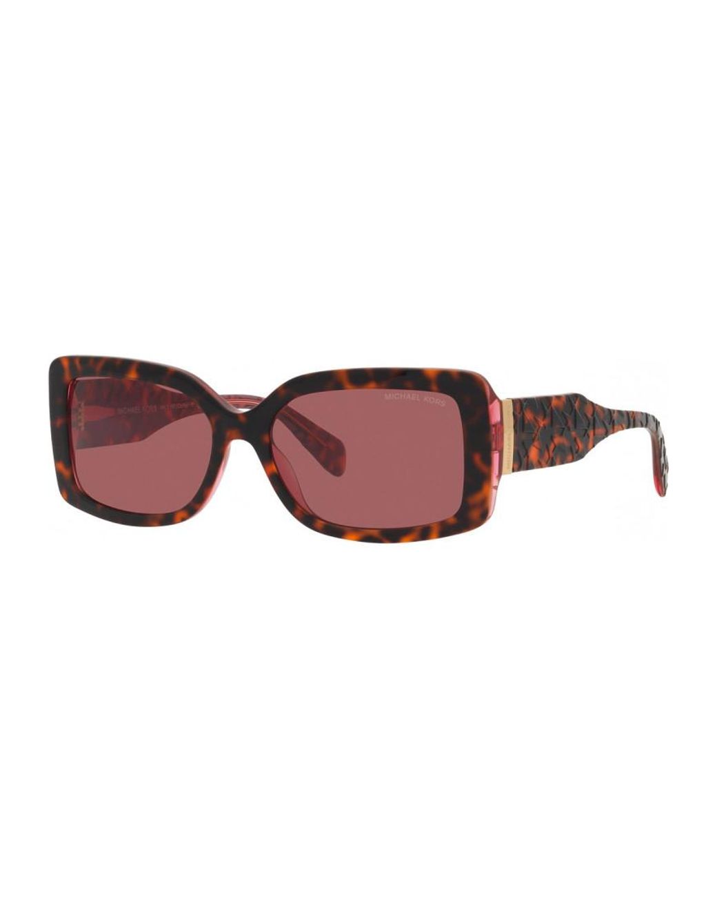 Michael Kors Red Mk2165-377487-56 Mk2165 56 377487 Corfu Sunglasses
