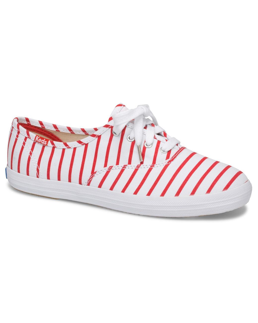 Keds Pink Champion Breton Stripe Rubber Outsole & Canvas Shoes