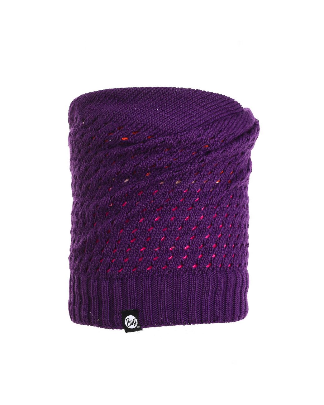 Buff Purple Reversible Casual Knit Collar 95500