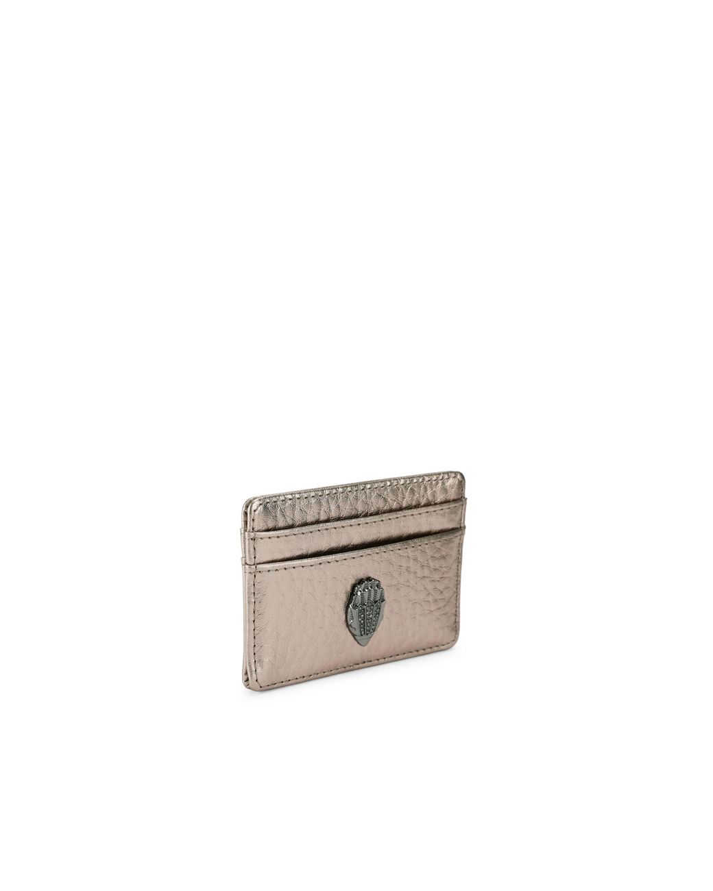 Kurt Geiger Gray Leather Soho Card Holder