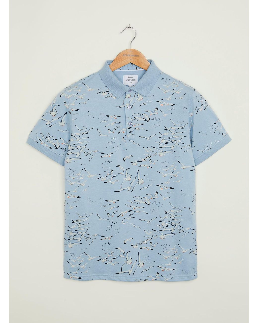 Peter Werth Blue Fleet Polo for men