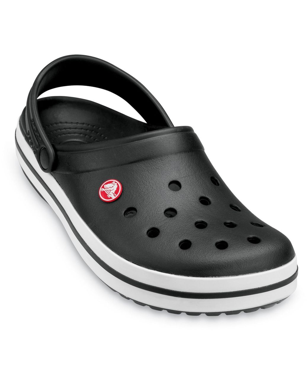 CROCSTM Black Crocband Croslite Rubber Clogs for men