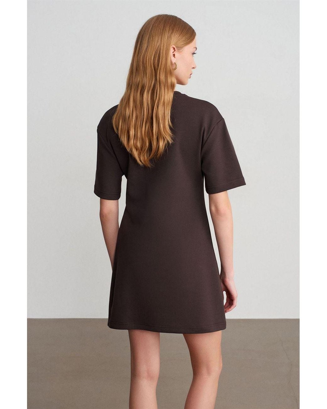 Dilvin Black Mini Shift Dress