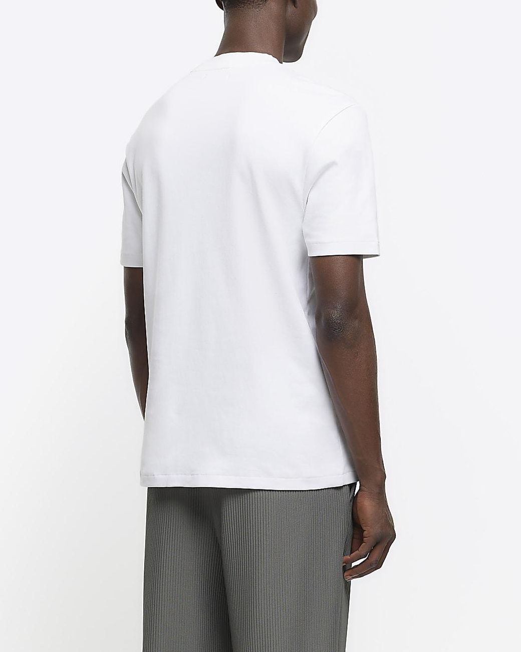 River Island White Ri Studio T-shirt for men