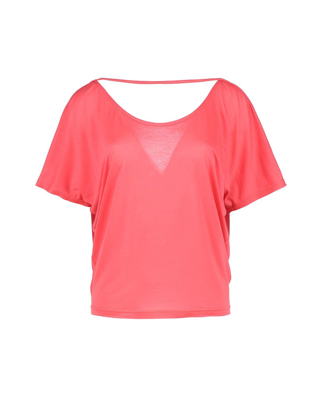 Conquista Pink Drape Back Top