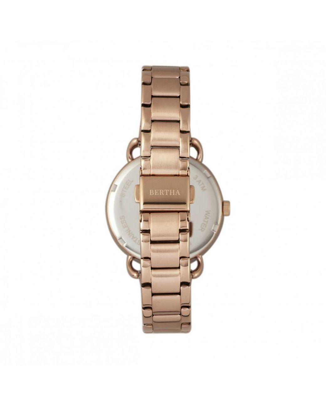Bertha Metallic Gwen Bracelet Watch W/Day/Date