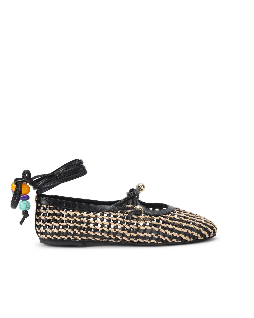 KG by Kurt Geiger Black Leather Norah Ballet Flats