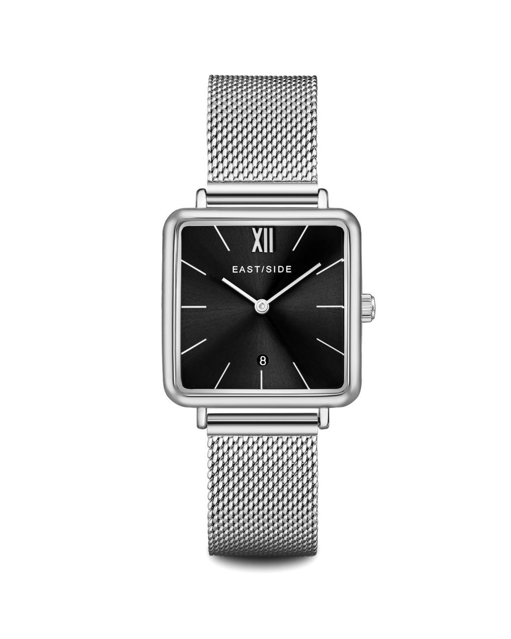 Eastside Black Quartz Stainless Steel Watch Metal Composite