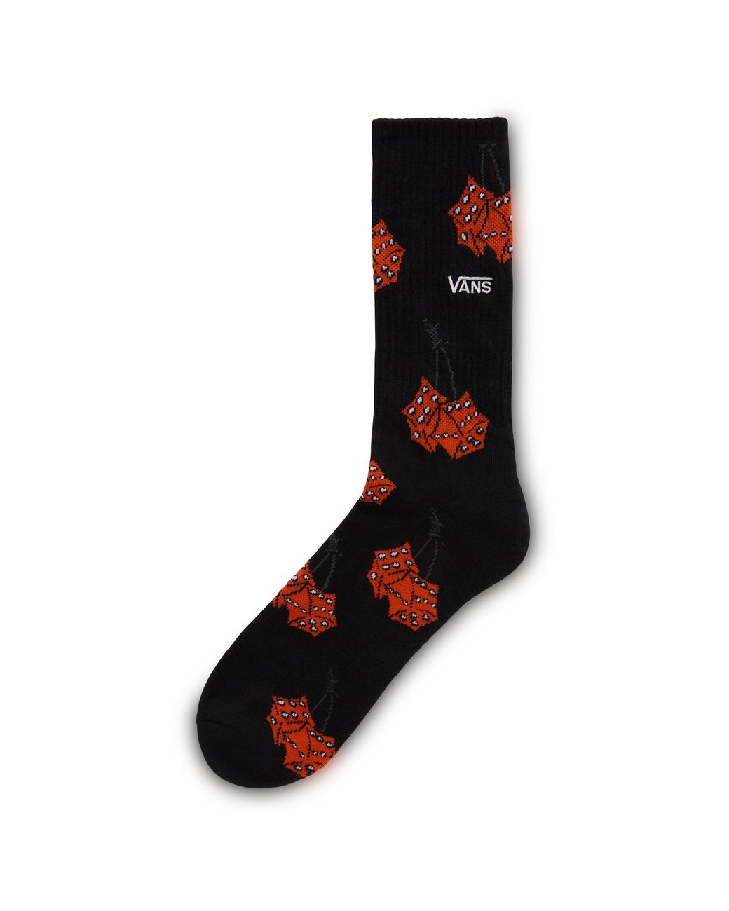 Vans Black Winding Road Crew Socks for men