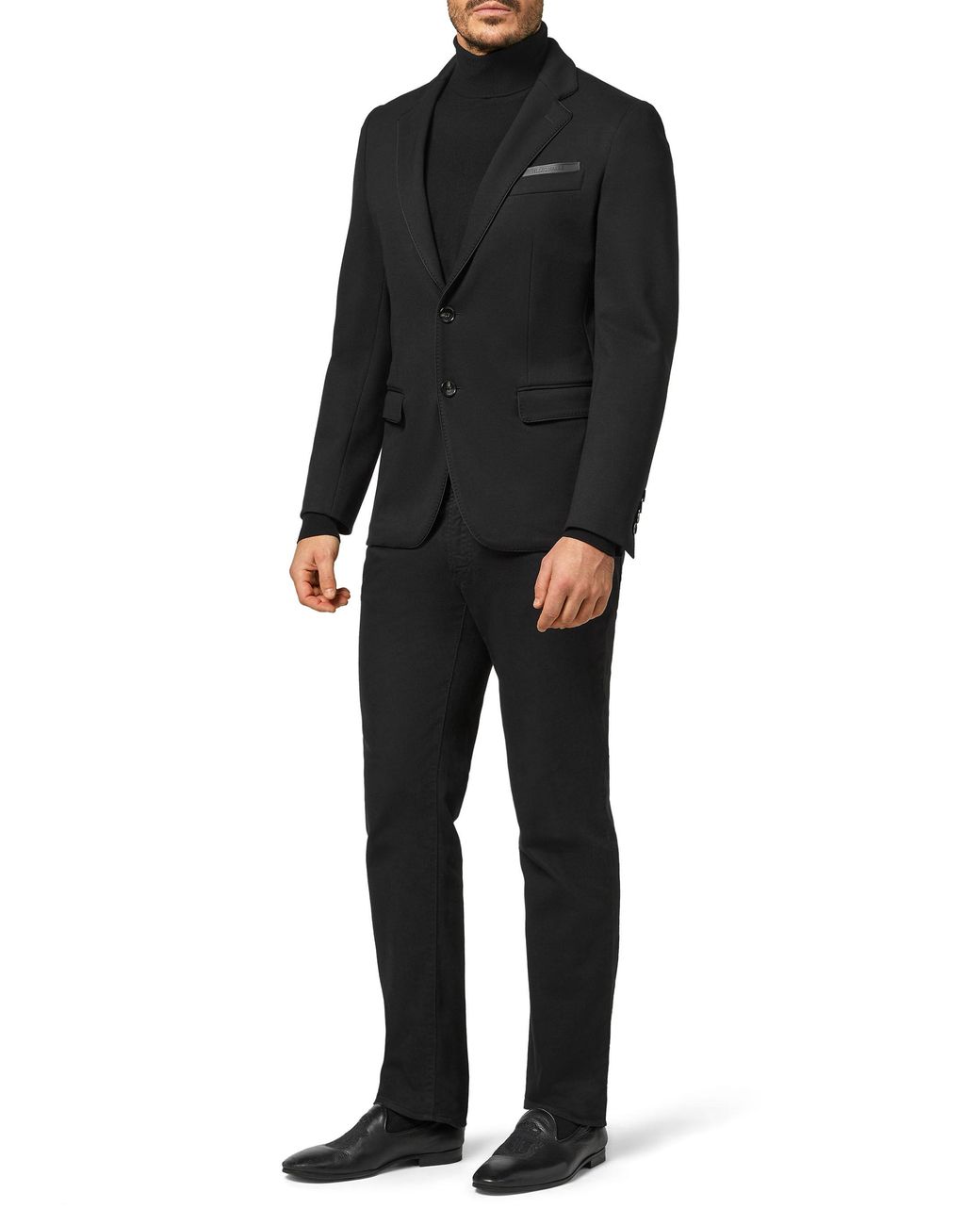 Billionaire Blazer Crest in het Black voor heren