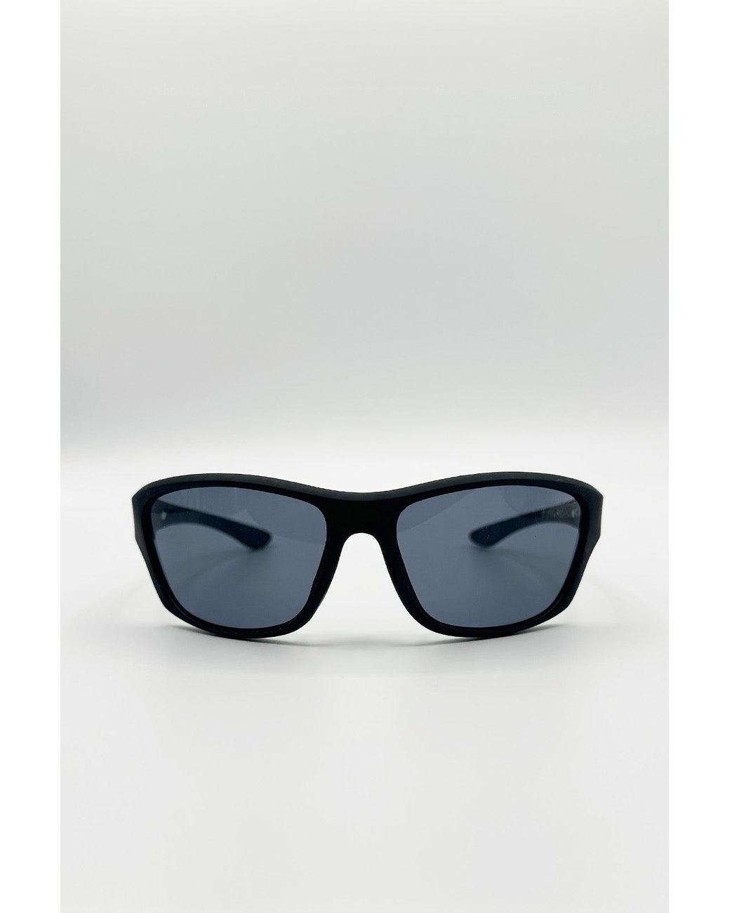 SVNX Brown Basic Outdoor Sports Racer Sunglasses