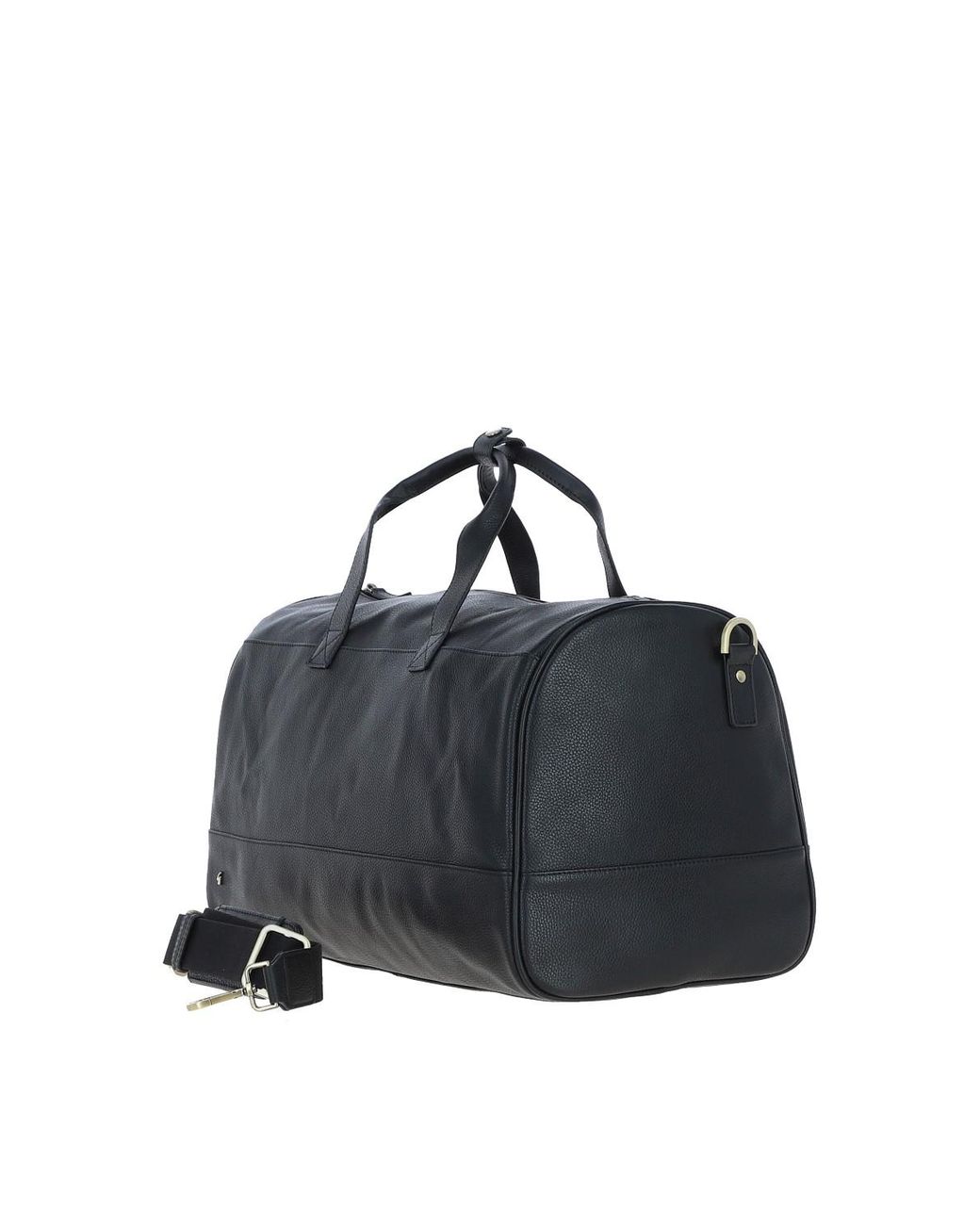 Gabicci Black Real Leather Holdall for men