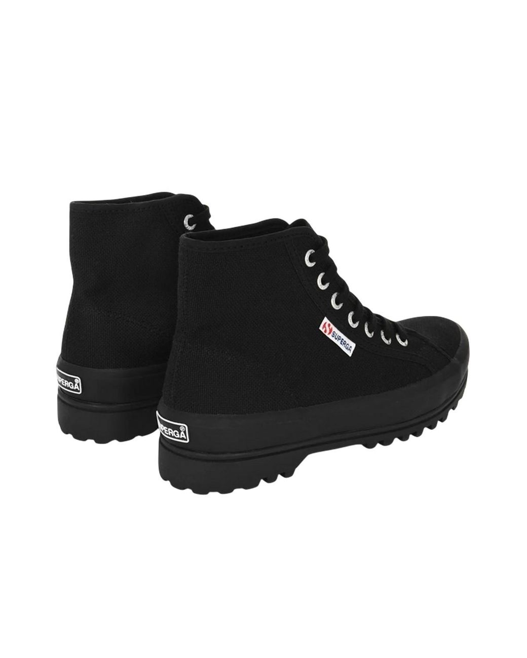 Superga Black Ladies 2341 Aplina Trainers