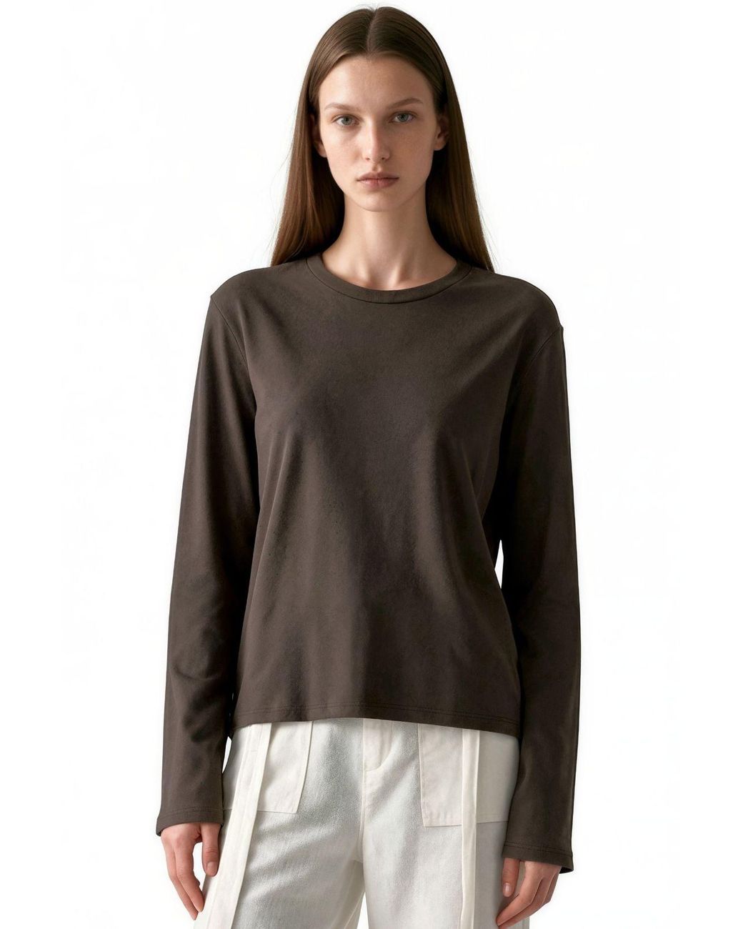 Busem Black Cotton Stretch Blouse