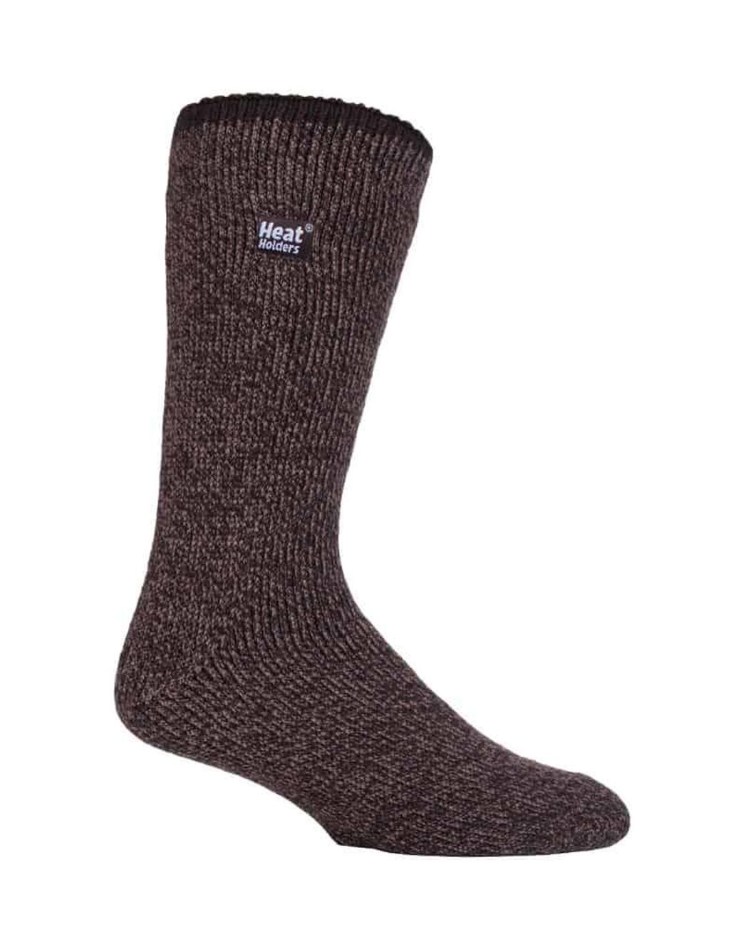 Heat Holders Brown Winter Merino Wool Thermal Socks With Reinforced Heel And Toe for men