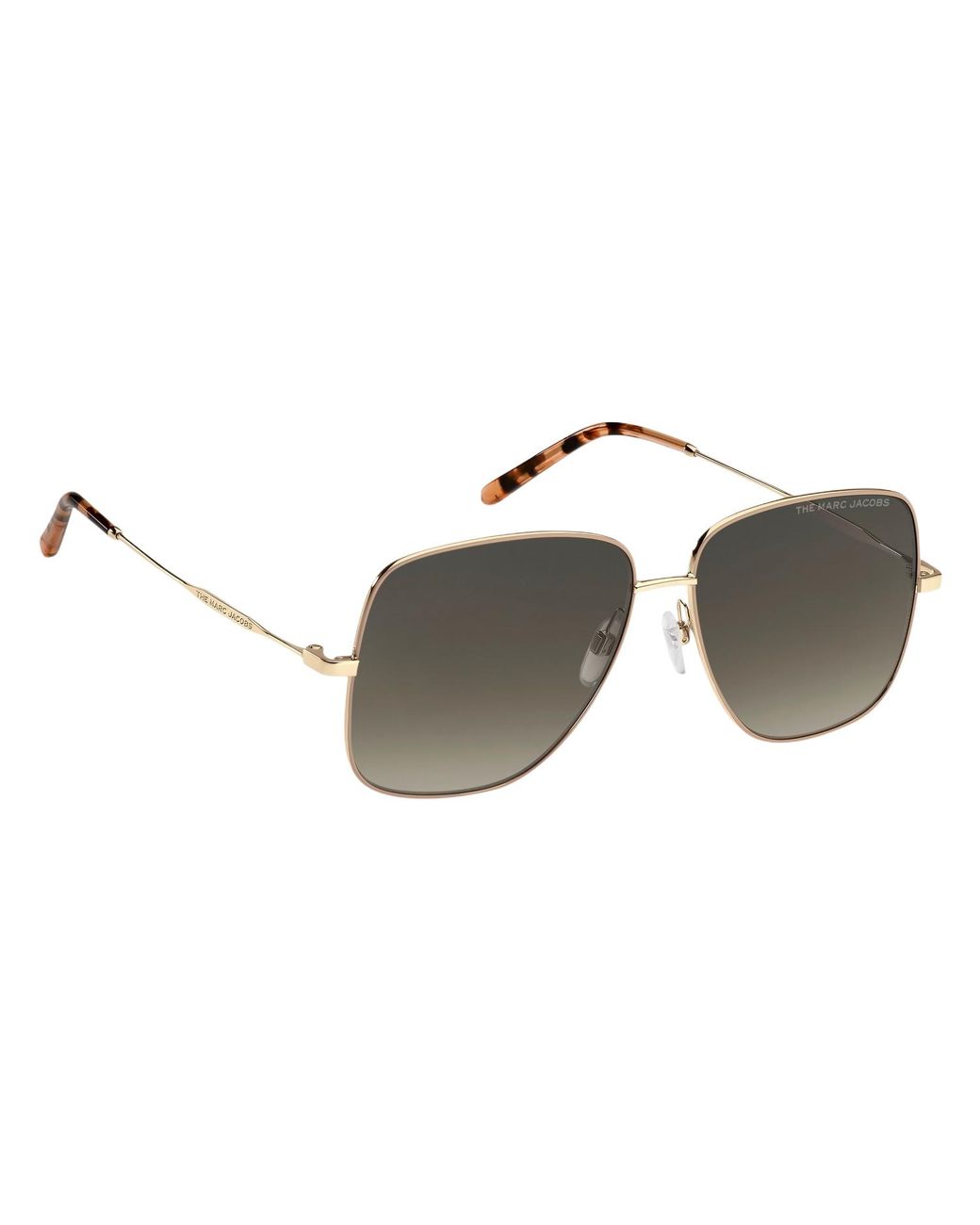 Marc Jacobs Metallic Gold Metal Sunglasses