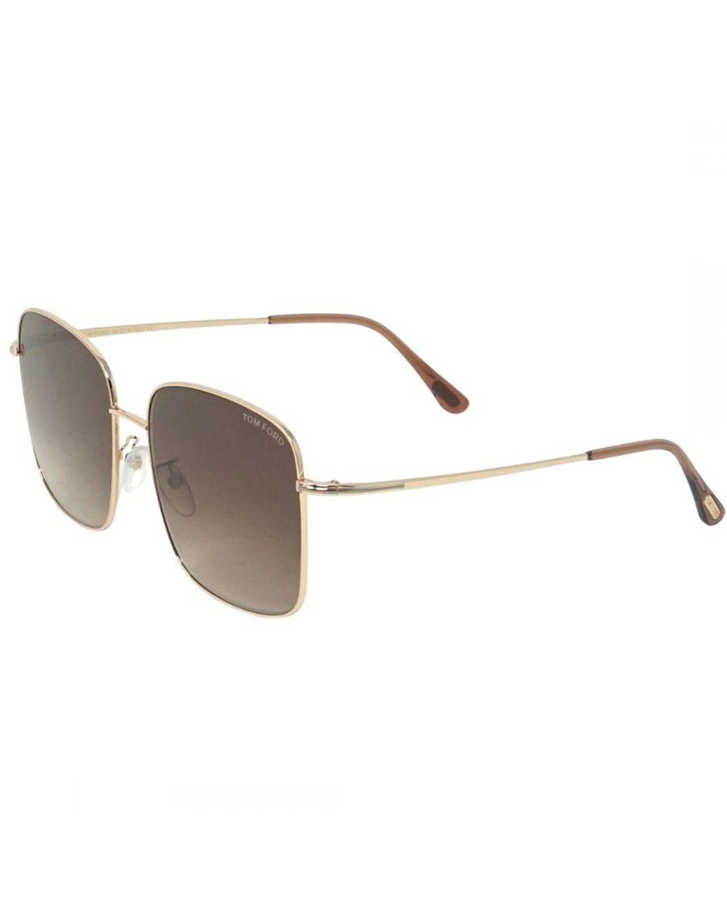 Tom Ford Brown Ft0894-K 28F Shiny Sunglasses