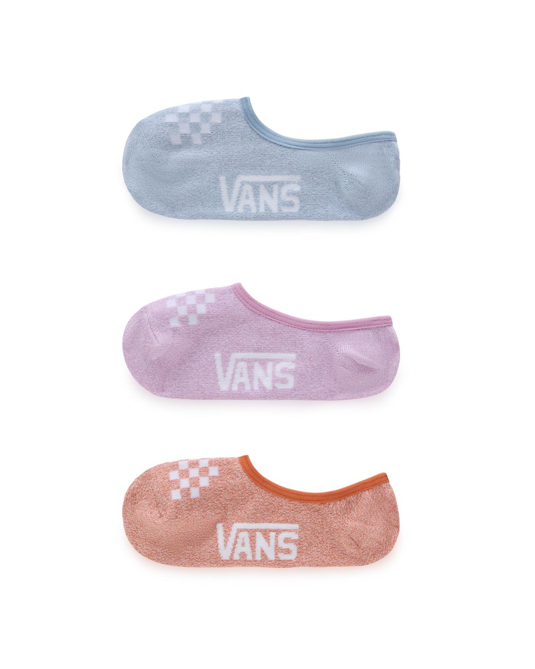 Vans White Classic Heathered Canoodle 6.5-10 3Pk Socks