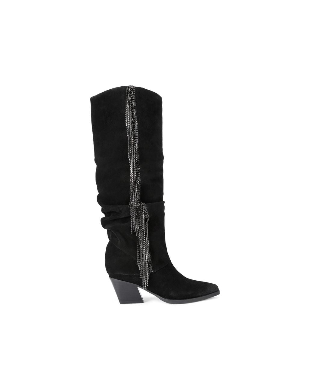 KG by Kurt Geiger Black Suede Tempt Boots