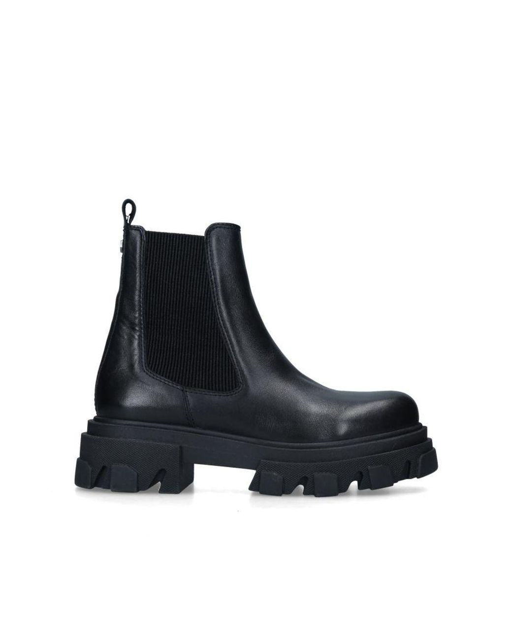 Carvela Kurt Geiger Leather Shy Boots Leather in Black | Lyst UK