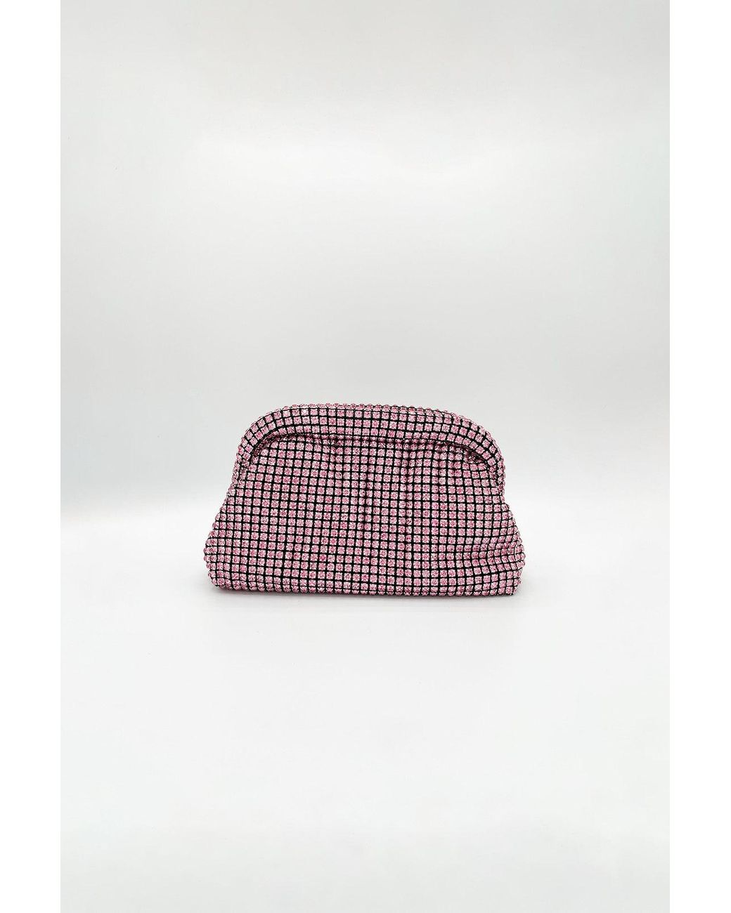 SVNX Natural Crystal Pouch Clutch Bag