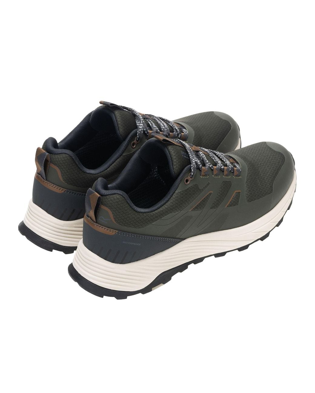 Regatta Black Ravika Trainers (Dark/Saddle) for men