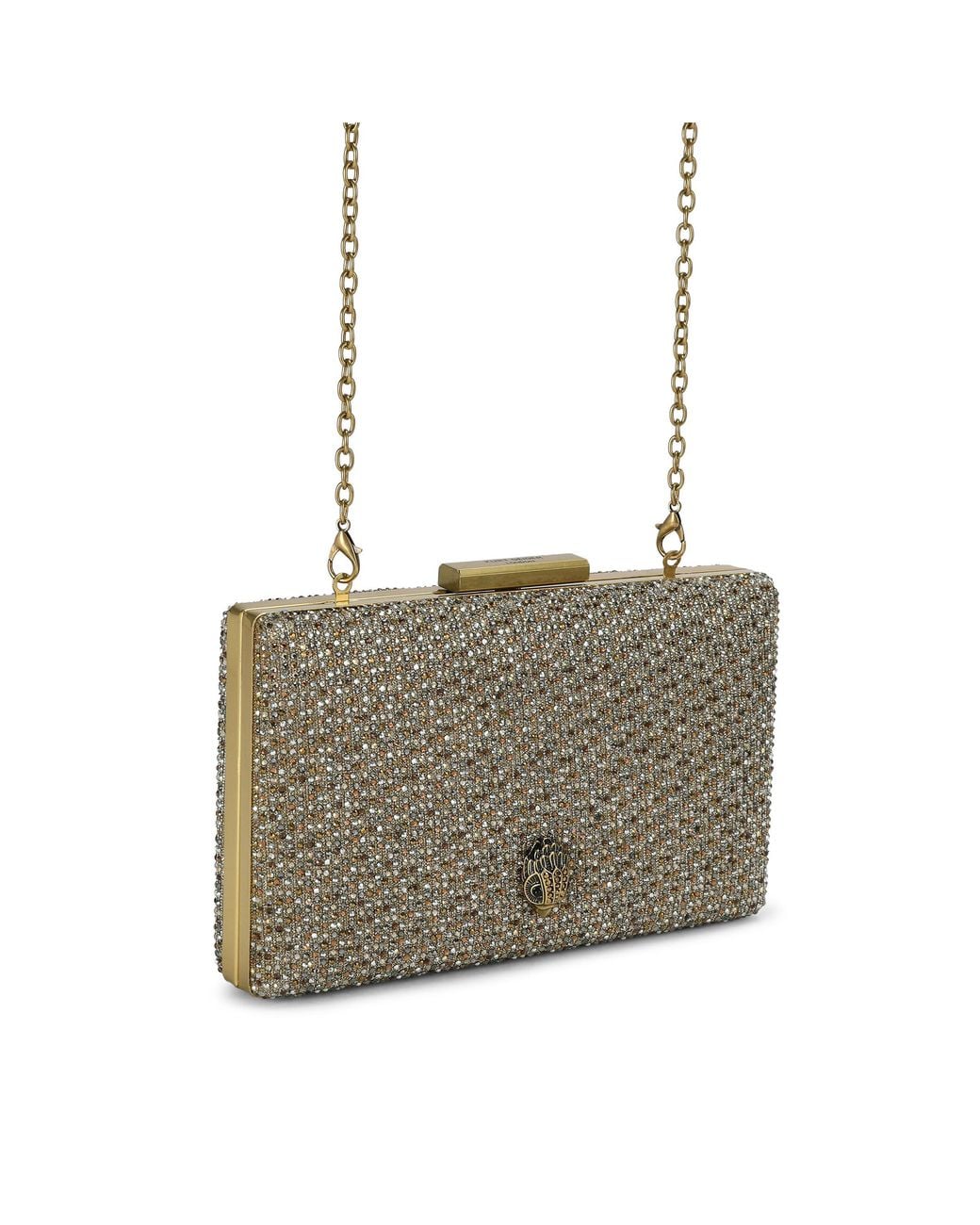 Kurt Geiger Gray Box Clutch Bag