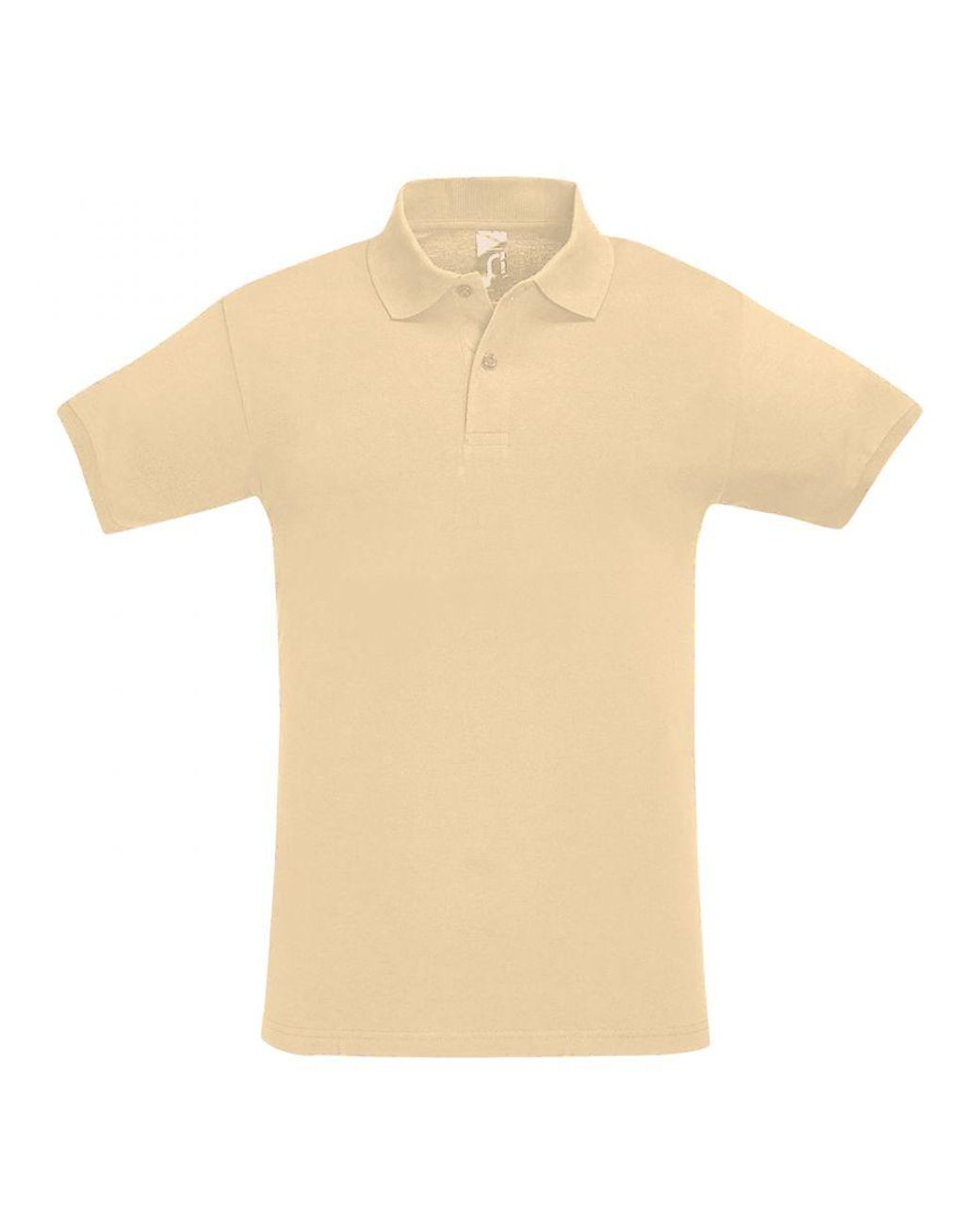 Sol's Natural Perfect Pique Short Sleeve Polo Shirt Cotton for men
